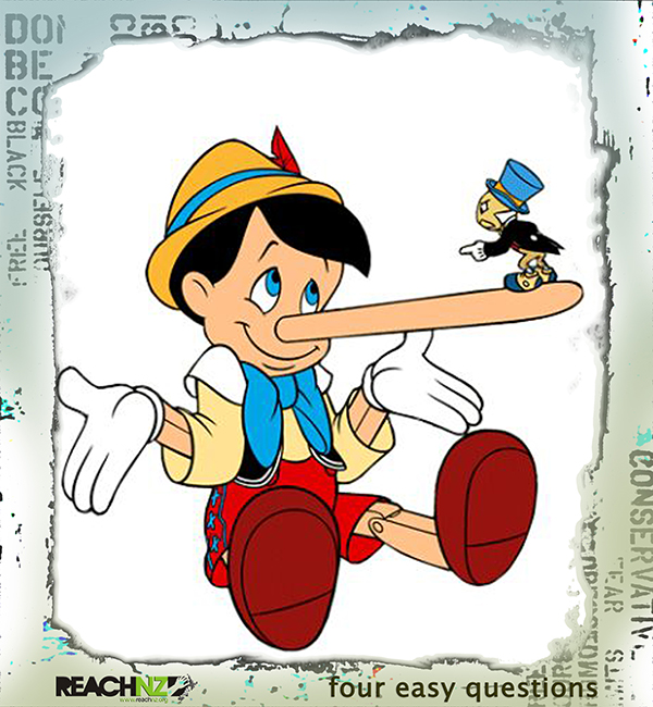 Lied? (Even a “little white lie”?)