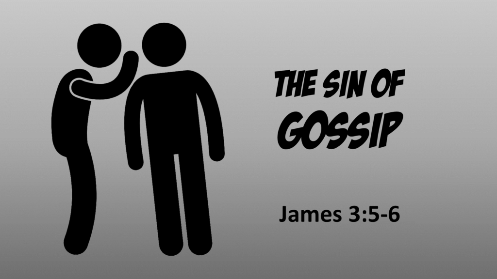 Malicious Gossip is the worst sin in today's Church. This sin incurs the wrath of God upon all those who practice it. It also affects all those who listen to it and don’t shut it down. Those who practice this heinous sin will encre death. God will eventually give them over to a depraved mind. 