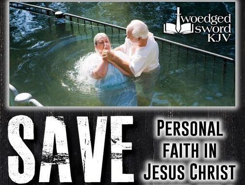 Does Water Baptism Save?