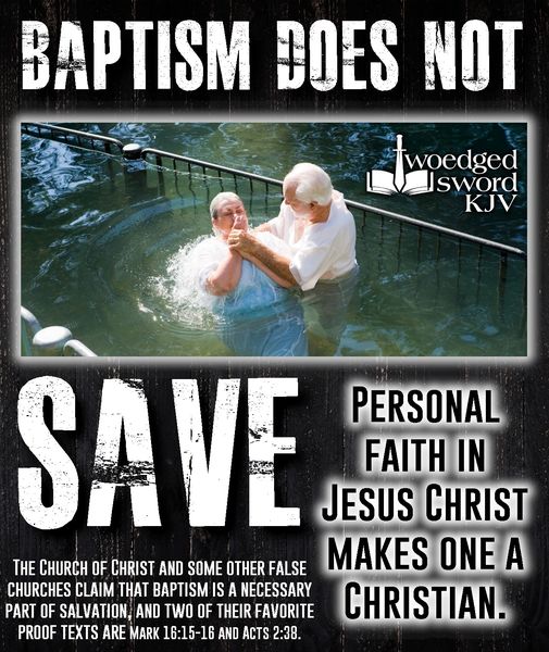 Understanding Water Baptism in Light of Salvation by Grace Through ...