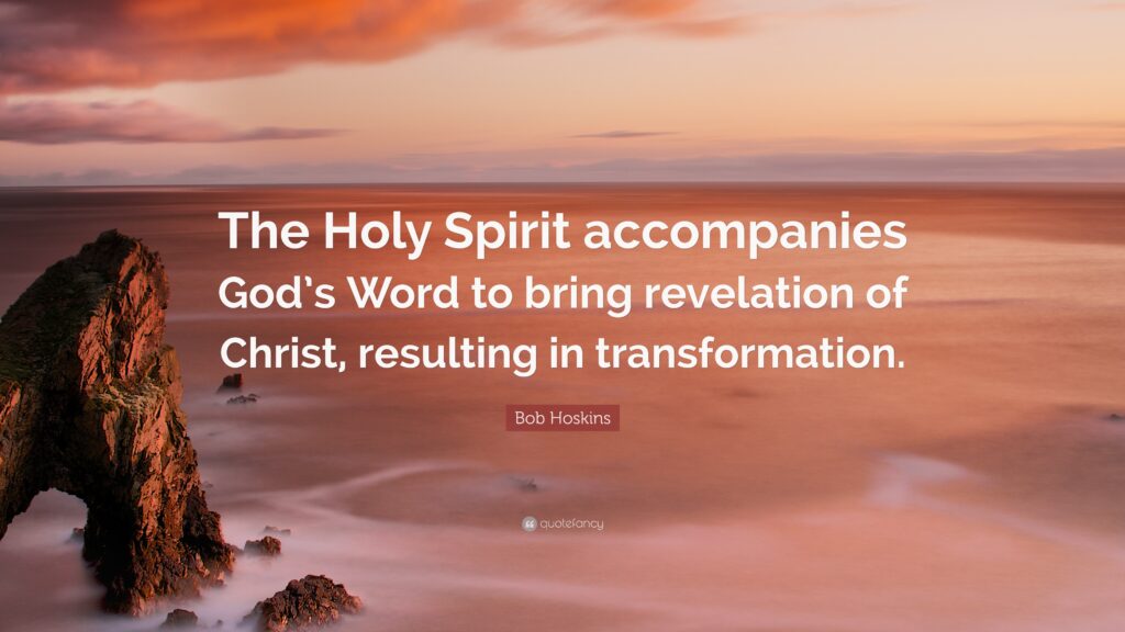 While justification and the new creation in your spirit happen instantly, the Holy Spirit continues to work in us to make these realities experiential in our soul and body. Paul prayed for believers: