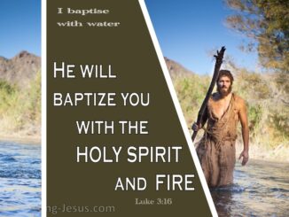 Baptism of Holy Spirit