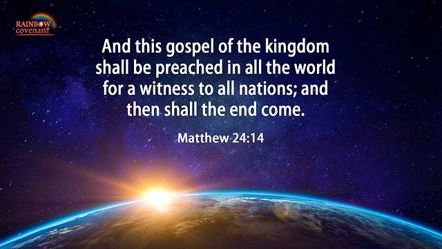 Even while hiding, fleeing, or trusting God for daily bread, New Covenant Israel (the Church) will not be silent. Jesus gave us the marching orders right in the middle of His Olivet Discourse: 