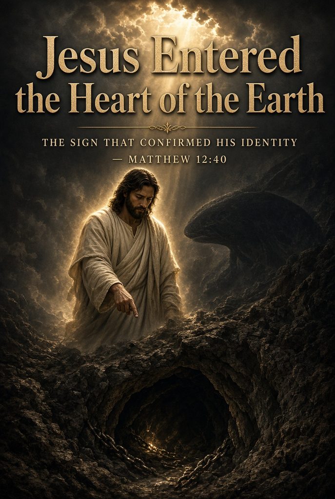 Jesus Himself declared the sign that would confirm His identity:
“For as Jonah was three days and three nights in the belly of a huge fish, so the Son of Man will be three days and three nights in the heart of the earth” (Matthew 12:40).